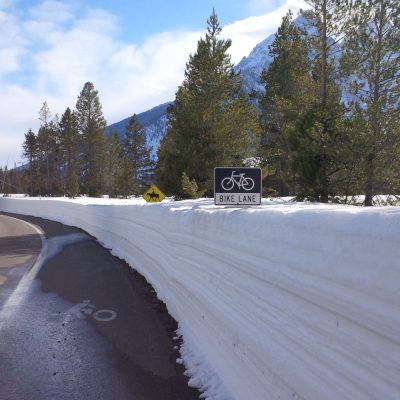 Cycle during April in Grand Teton National Park